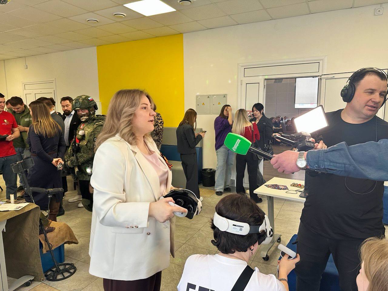 Открытие патриотической VR-выставки Точки Памяти: результат важной работы  научных волонтёров для сохранения истории ВОВ